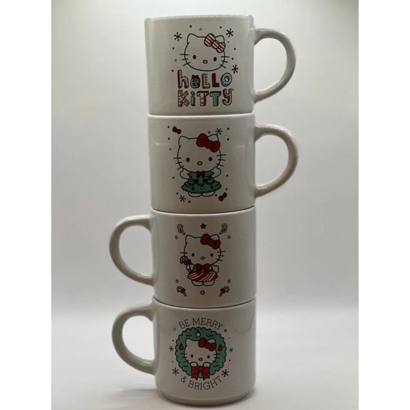 Hello Kitty Christmas/Winter Stackable Mugs/Cups - Picture 2 of 8
